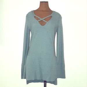 Free People Sky Crisscross Tunic